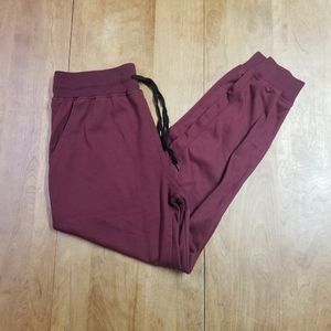 Carbon Maroon Joggers